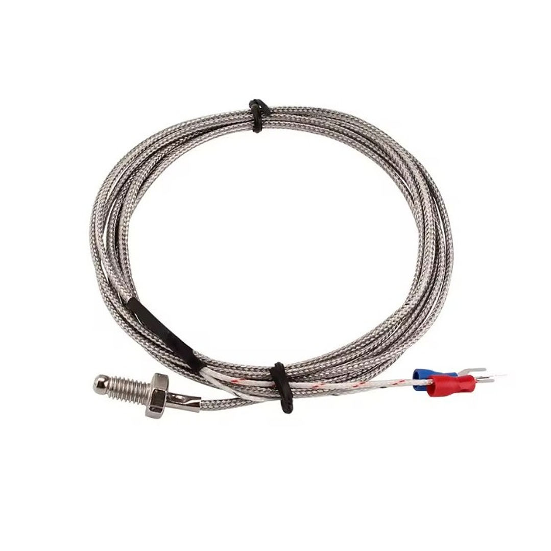 Sonda Termocupla Tipo K  0-800°C, Rosca M6, Cable 4MTS 1