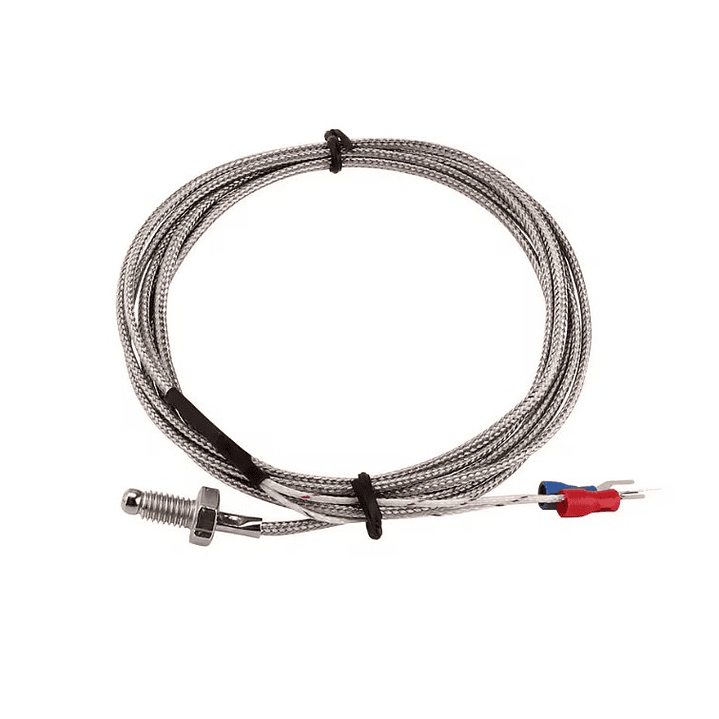 Sonda Termocupla Tipo K  0-800°C, Rosca M6, Cable 4MTS 1