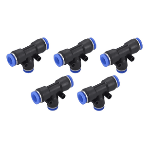 Conector Tee 12mm Pack 5 Unidades