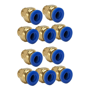Conector Recto Hilo 1/8 X 6mm Neumático Pack 10 Unidades