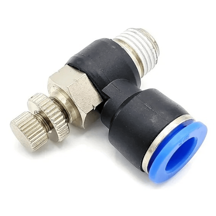 Conector Regulador De Flujo Aire Hilo 1/4 X 10mm Neumático 2