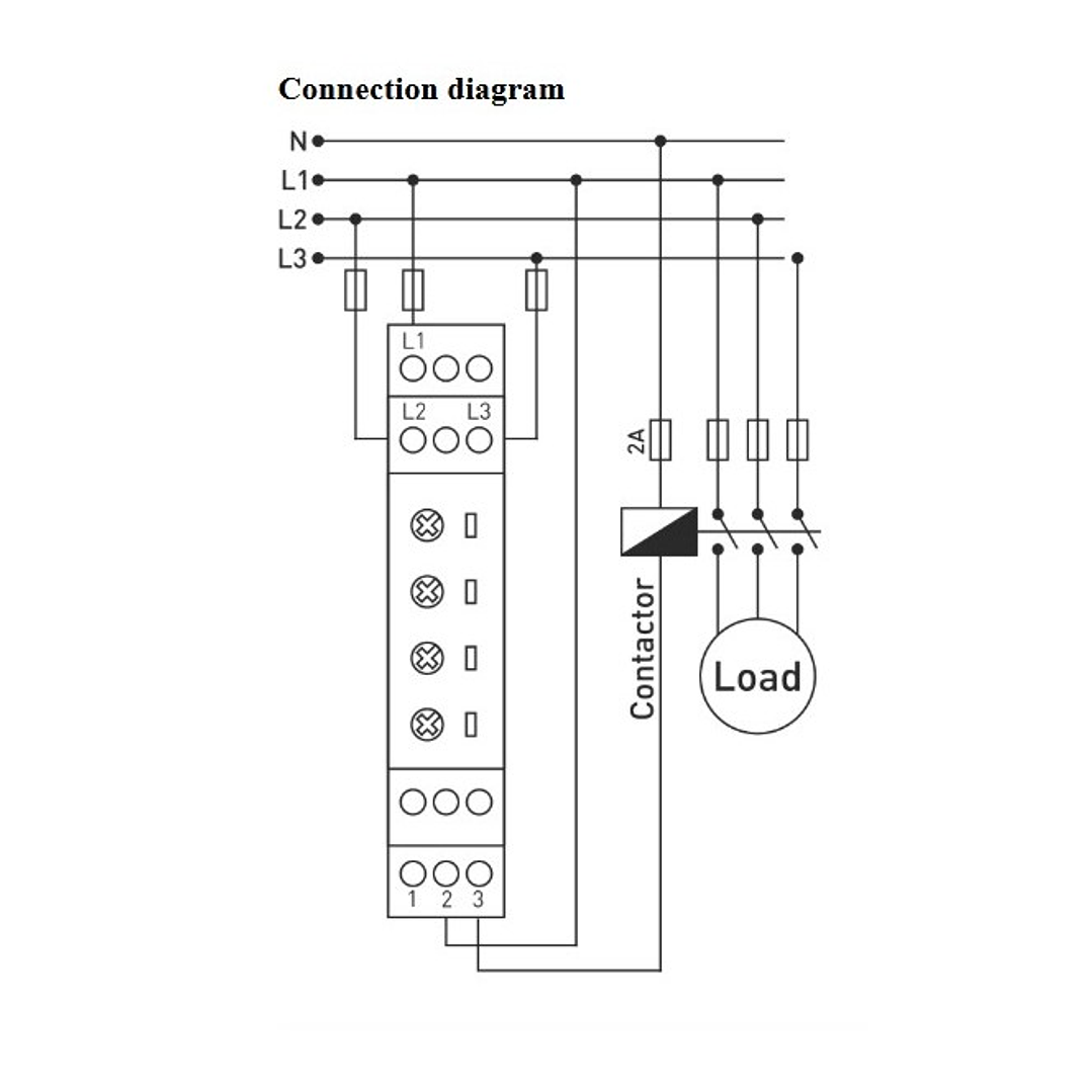 Rele Asimetria, Secuencia Y Falla De Fase 3x380VAC, GKV-13F 5