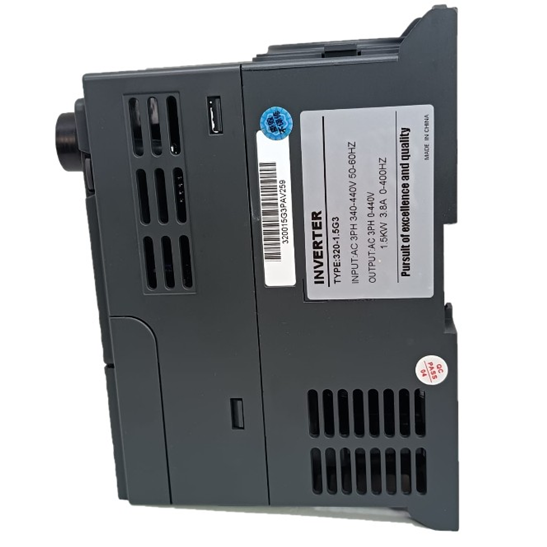 Variador De Frecuencia 1,5kw Entrada-salida Trifásica 3x380v 7