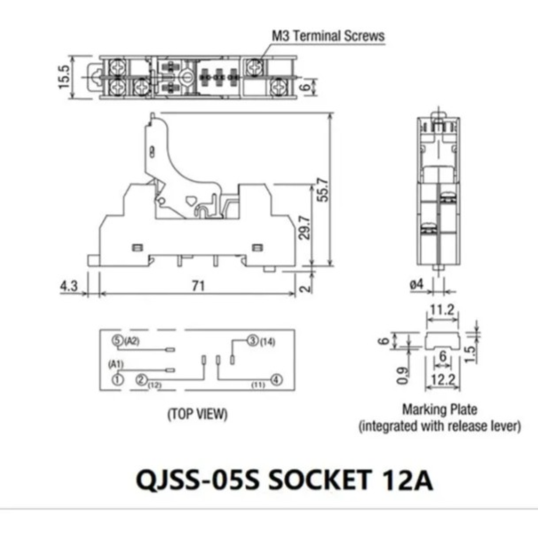 Rele Interface Miniatura Voltaje 24vdc - 12a 10