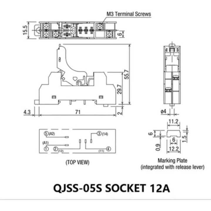 Rele Interface Miniatura Voltaje 24vdc - 12a 10