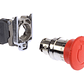 Pulsador Parada Emergencia Metálico 22mm, 1NC, XB4BS8442 Schneider Electric - Miniatura 3