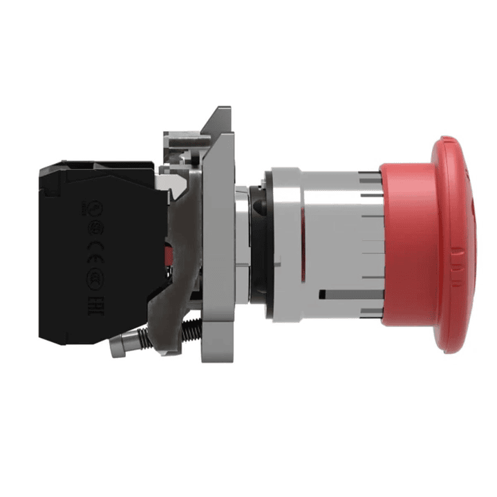 Pulsador Parada Emergencia Metálico 22mm, 1NC, XB4BS8442 Schneider Electric 4