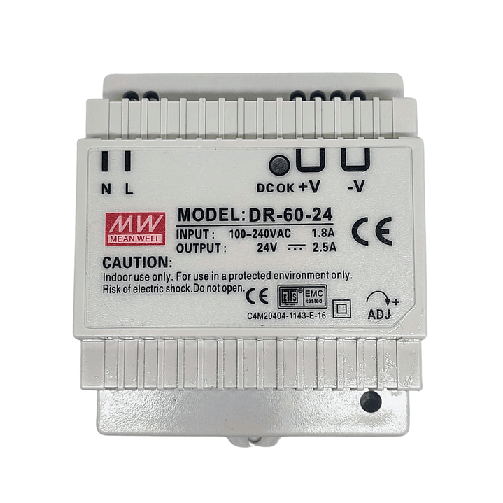 Fuente De Poder 24vdc 60w 2.5a. 7