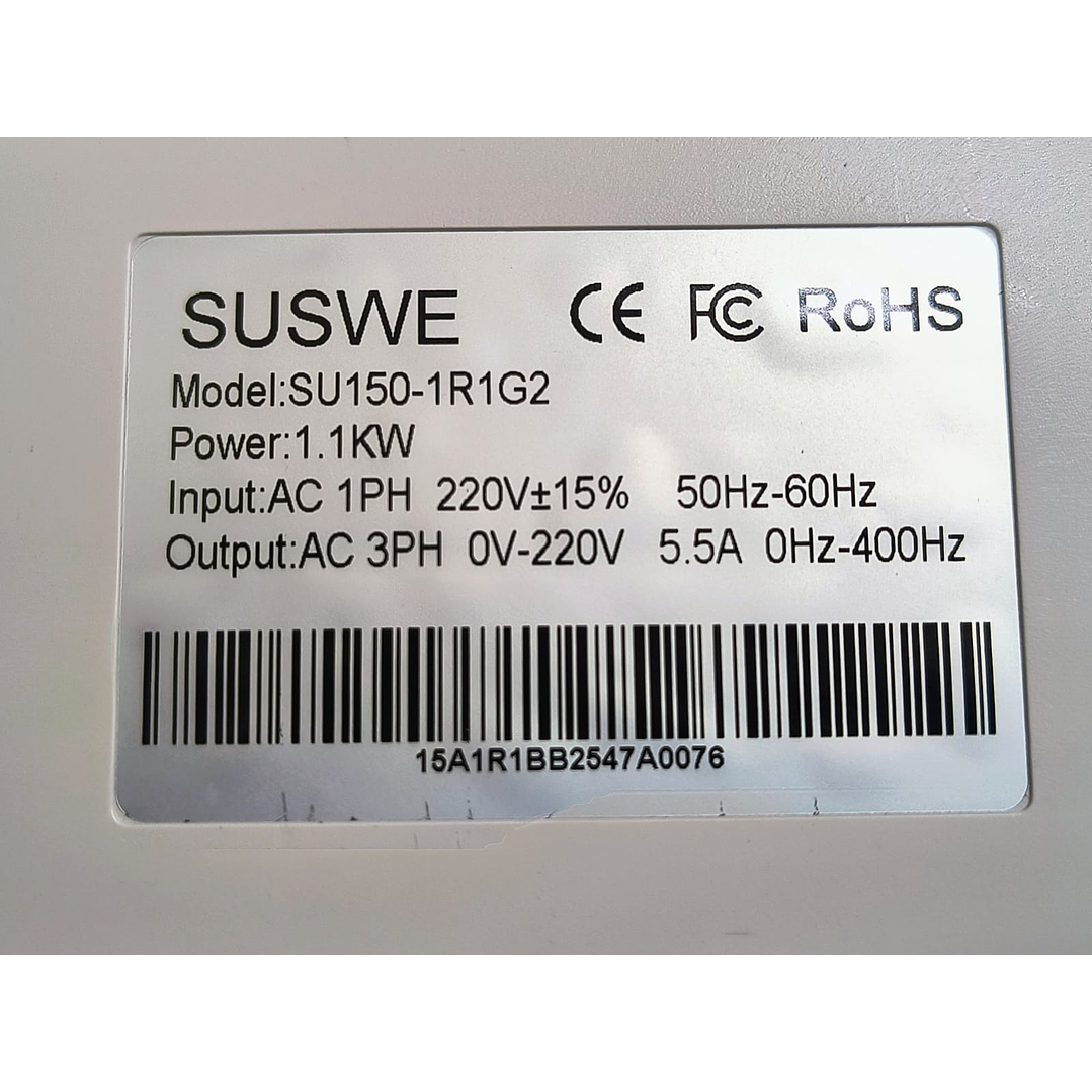 Variador De Frecuencia 1.1kw 220v Mono A Trifásico 3x220v 10