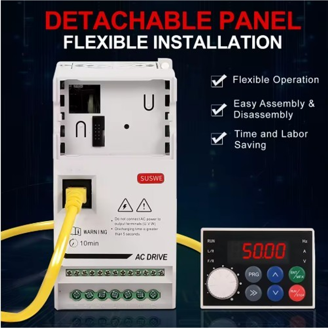Variador Frecuencia 4kw, Entrada-salida Trifásica 3x380vac 11