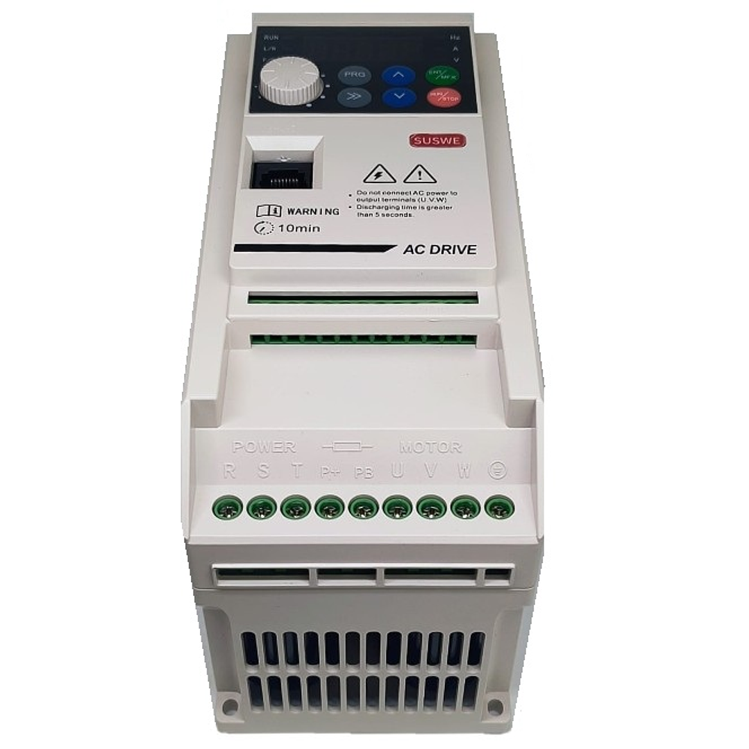 Variador Frecuencia 4kw, Entrada-salida Trifásica 3x380vac 12