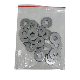 Golilla Plana M5, Acero Inoxidable, Pack 25 Unidades