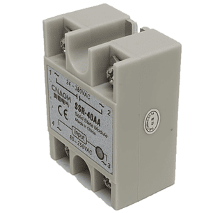 Rele De Estado Sólido Ssr-40aa Control Y Salida Ac, 380vac