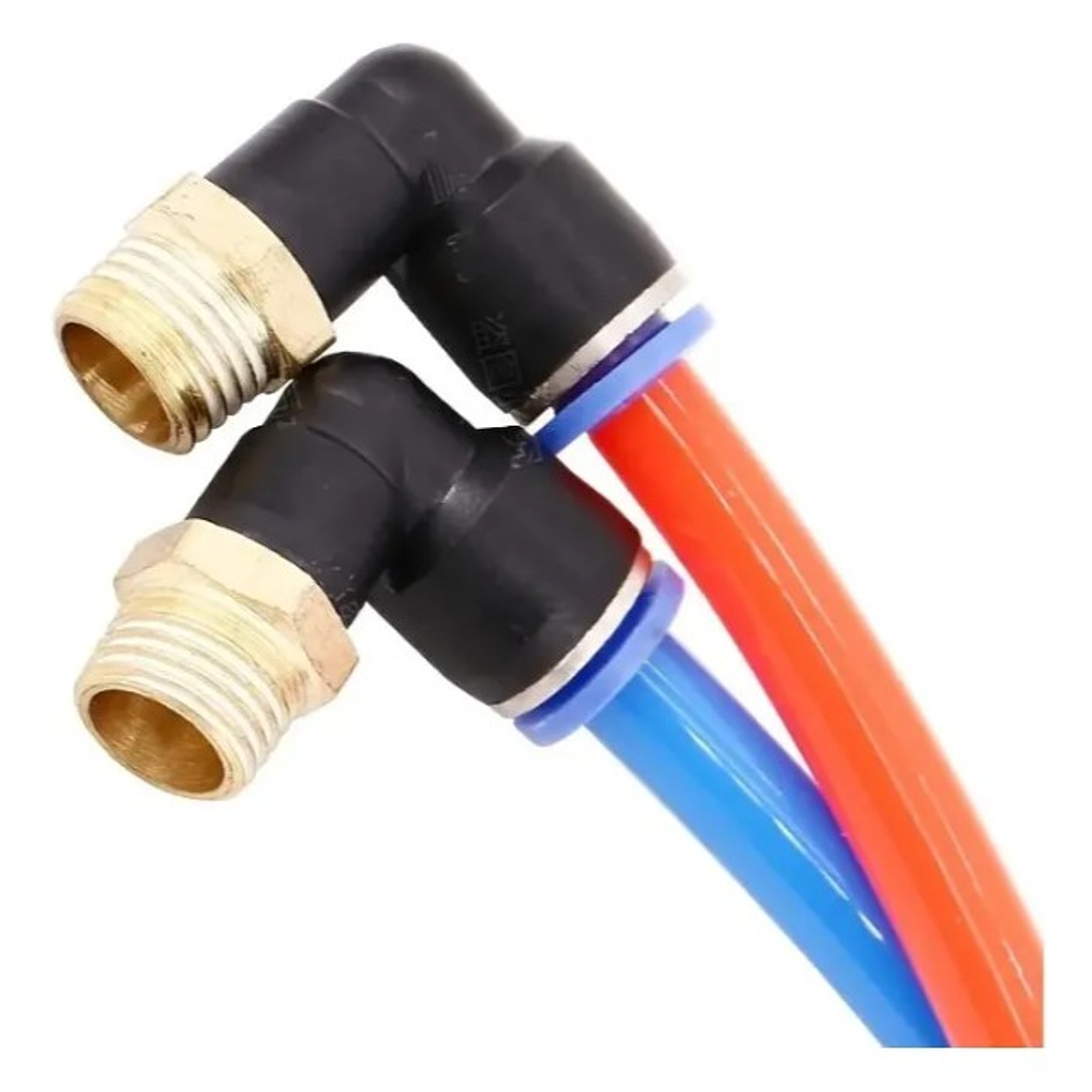 Conector Codo 1/4 X 12mm 2