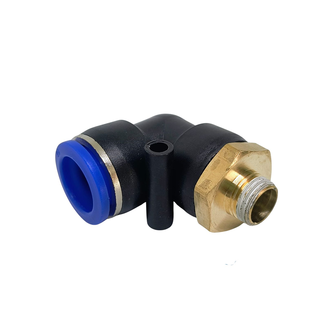 Conector Codo 1/4 X 16mm 1