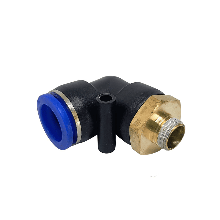 Conector Codo 1/4 X 16mm 1