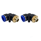 Conector Codo 1/4 X 16mm Pack 2 Unidades - Miniatura 1