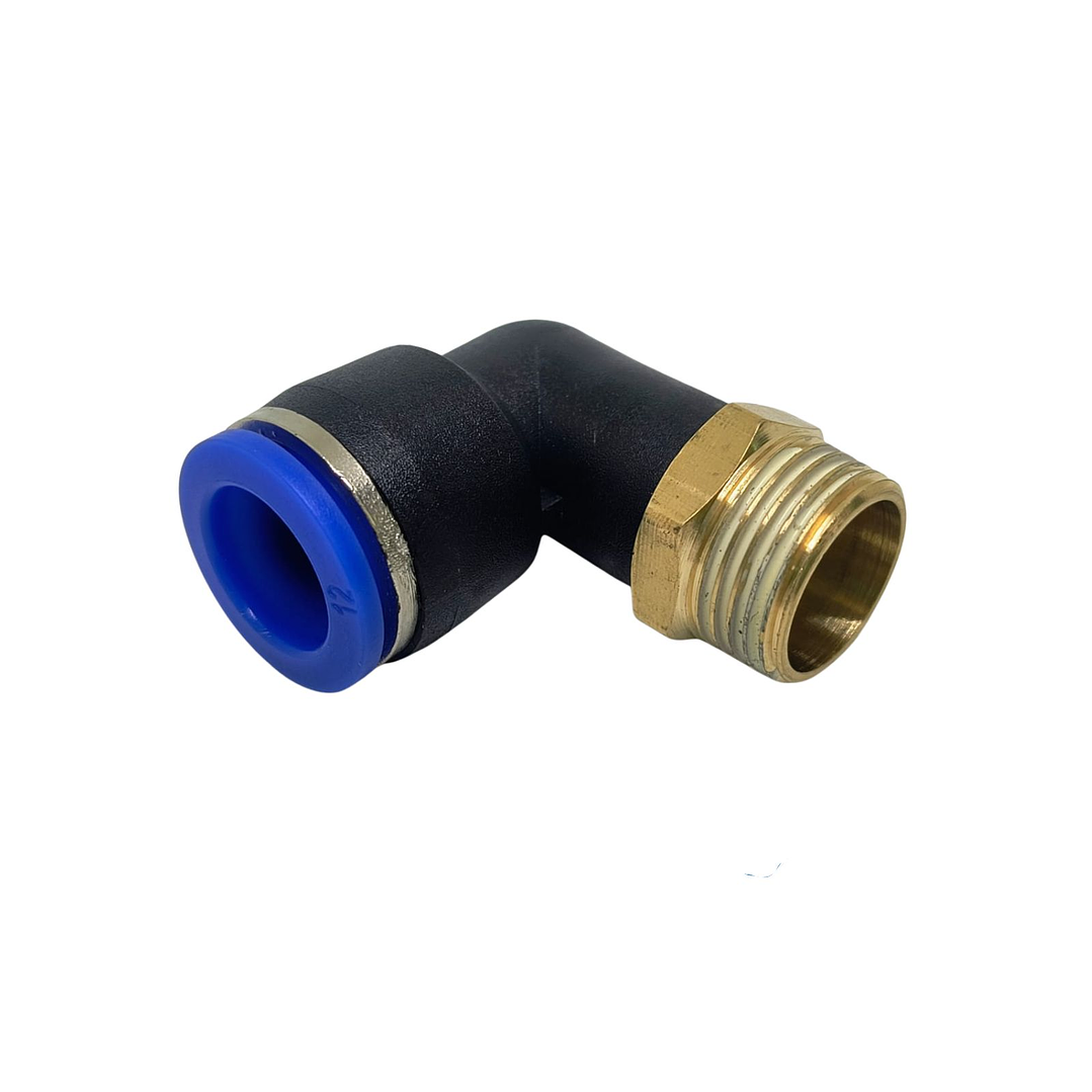 Conector Codo 3/8 X 12mm 1