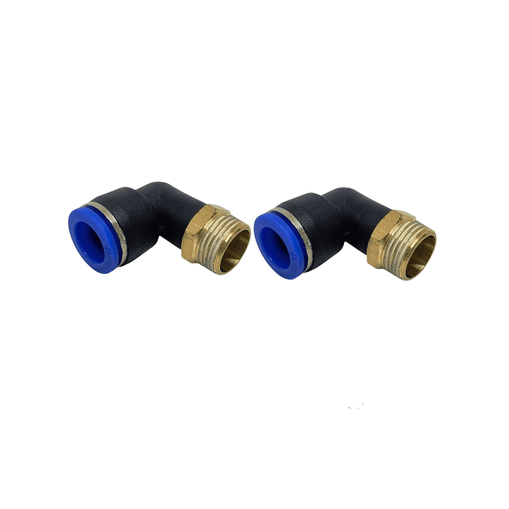 Conector Codo 3/8 X 12mm Pack 2 Unidades 1