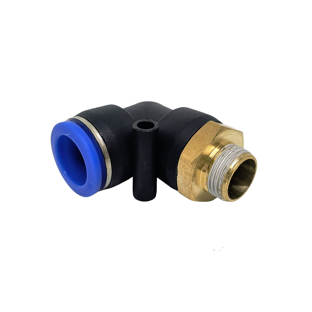 Conector Codo 3/8 X 16mm 1