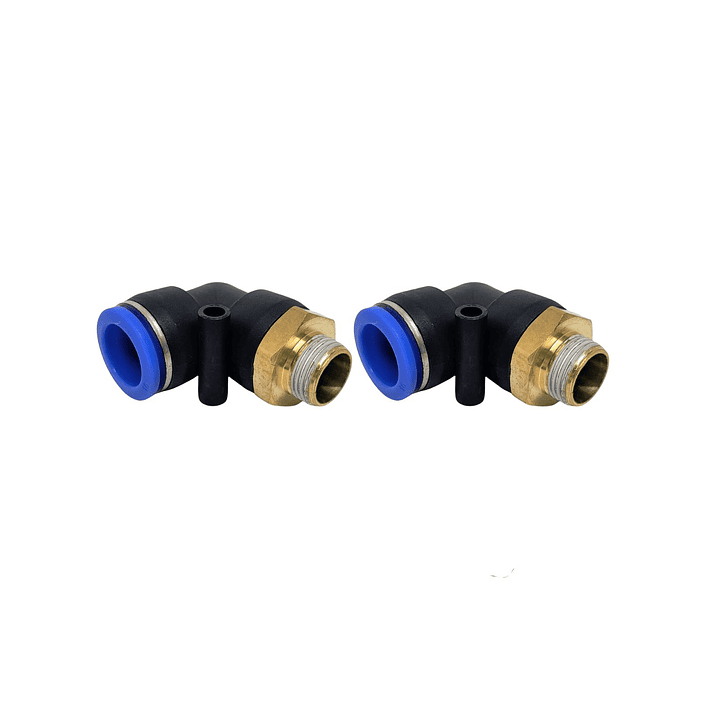 Conector Codo 3/8 X 16mm Pack 2 Unidades 1