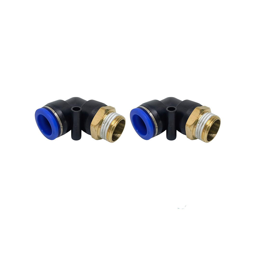 Conector Codo 1/2 X 16mm Pack 2 Unidades 1