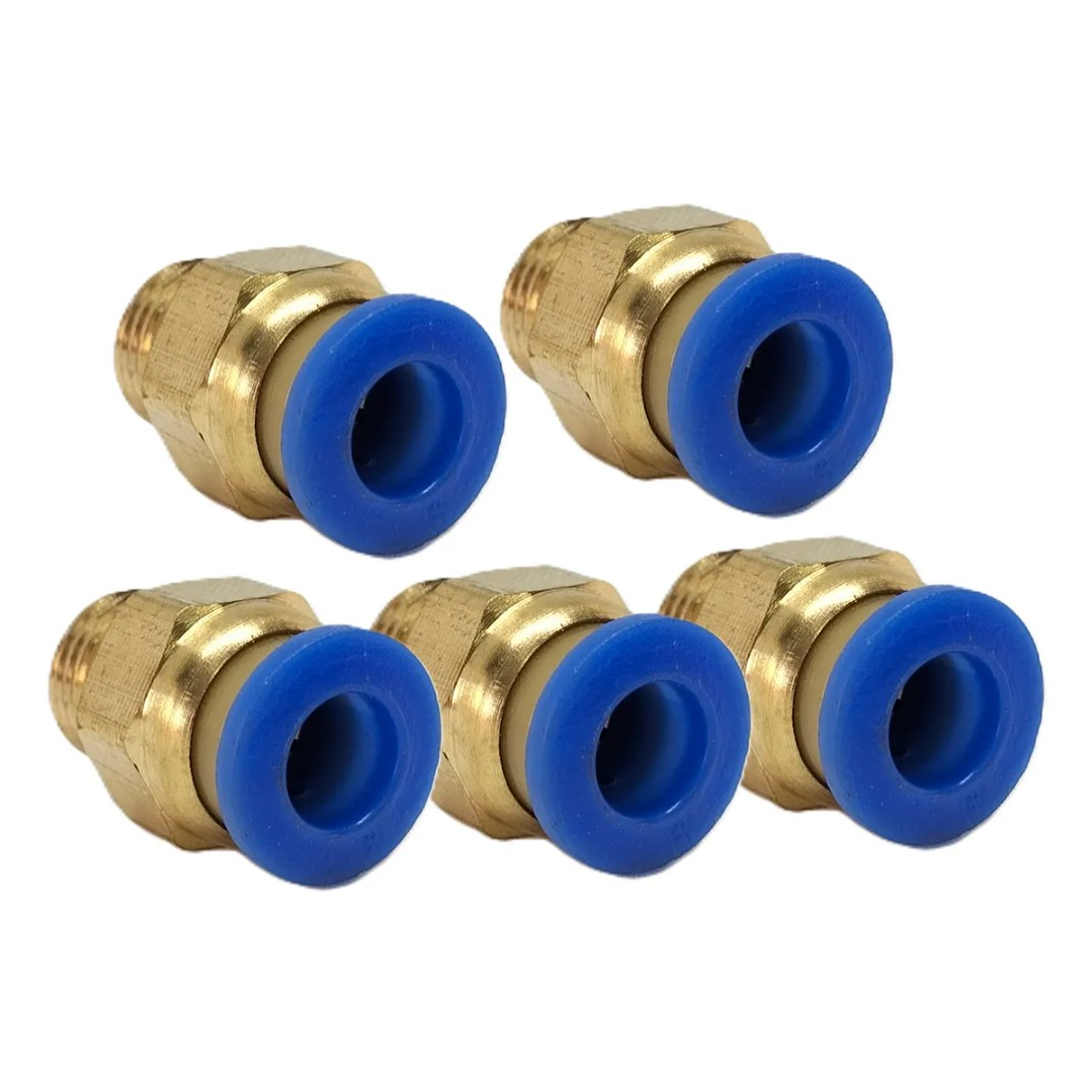 Conector Recto Hilo 1/4 X 12mm Neumático Pack 5 Unidades 1