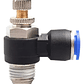 Conector Regulador De Flujo Aire Hilo 3/8 X 12mm Neumático - Miniatura 1