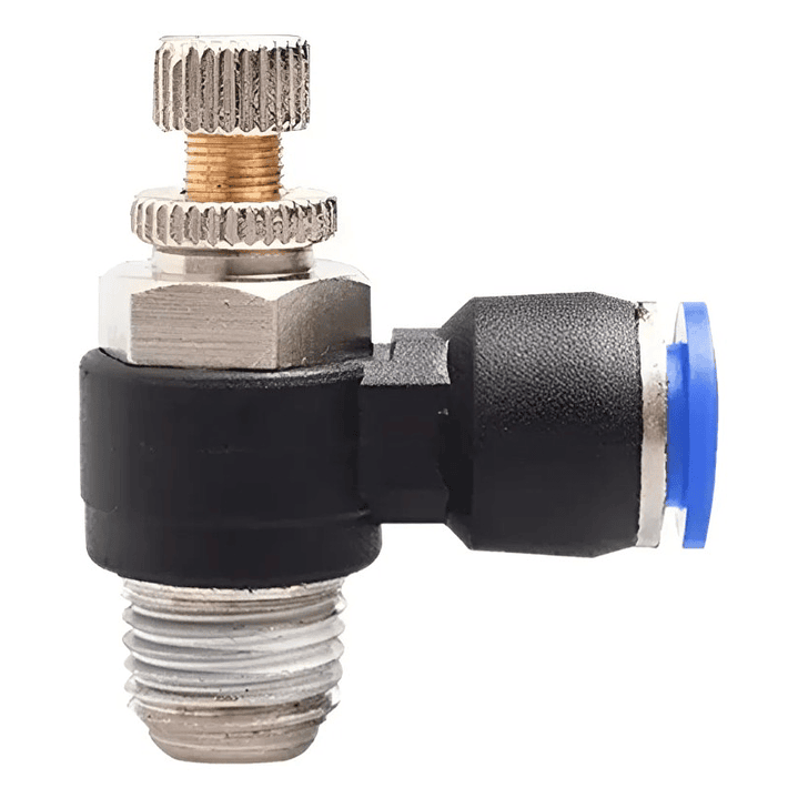 Conector Regulador De Flujo Aire Hilo 1/4 X 12mm Neumático 1