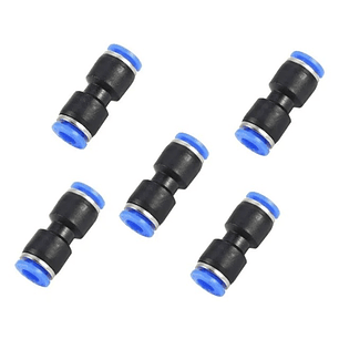 Conector Unión Recta Tubo 12mm Copla Recta Pack 5 Unidades