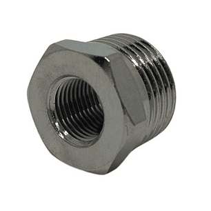 Bushing Reductor Latón Niquelado He 1/4 X Hi 1/8