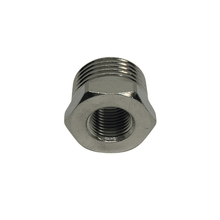 Bushing Reductor Latón Niquelado He 3/8 X Hi 1/8 Pack 2 Unidades 3
