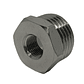 Bushing Reductor Latón Niquelado He 1/2 X Hi 1/8 - Miniatura 1