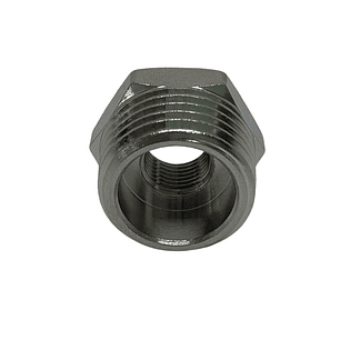 Bushing Reductor Latón Niquelado He 1/2 X Hi 1/8
