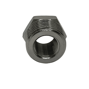 Bushing Reductor Latón Niquelado He 1/2 X Hi 1/4