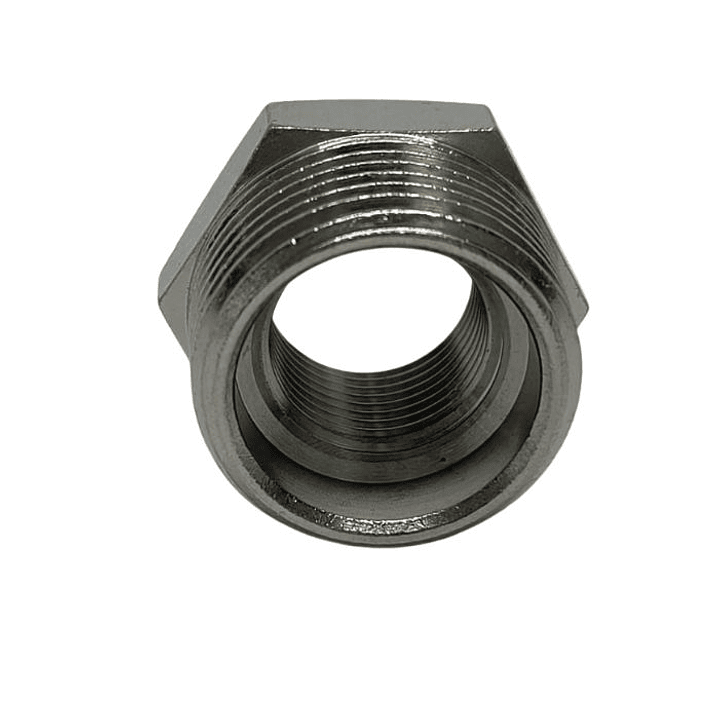 Bushing Reductor Latón Niquelado He 3/4 X Hi 3/8 2
