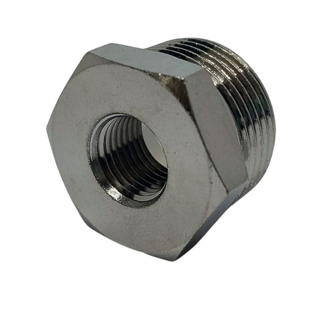 Bushing Reductor Latón Niquelado He 3/4 X Hi 1/4 1
