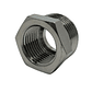 Bushing Reductor Latón Niquelado He 3/4 X Hi 1/2 - Miniatura 1
