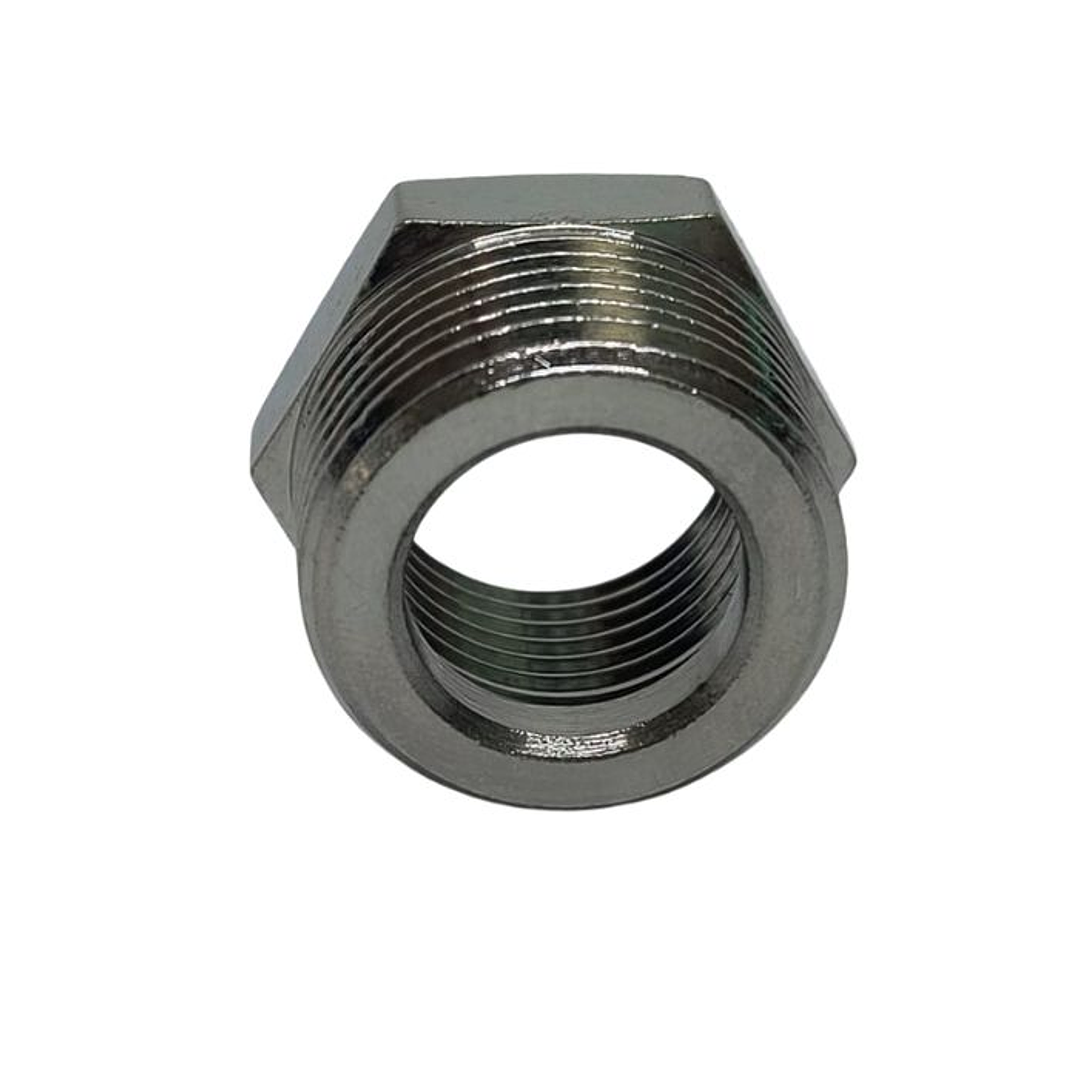 Bushing Reductor Latón Niquelado He 3/4 X Hi 1/2 2