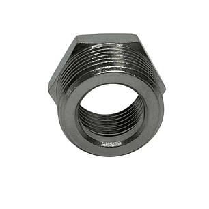Bushing Reductor Latón Niquelado He 3/4 X Hi 1/2
