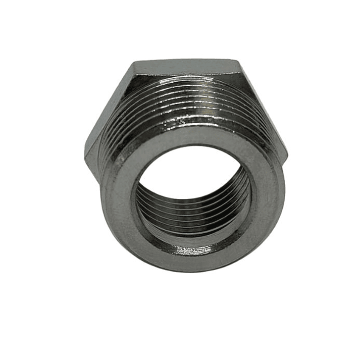 Bushing Reductor Latón Niquelado He 3/4 X Hi 1/2 2