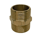 Niple Tuerca Conector Bronce 1/8 Pulgada Hilo He/he - Miniatura 2