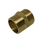 Niple Tuerca Conector Bronce 3/8 Pulgada Hilo He/he Pack 2 Unidades - Miniatura 2