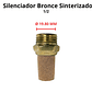 Silenciador Bronce Sinterizado 1/2 Neumática - Miniatura 3