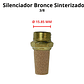 Silenciador Bronce Sinterizado 3/8 Neumática - Miniatura 3