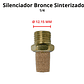 Silenciador Bronce Sinterizado 1/4 Neumática Pack 2 Unidades - Miniatura 4