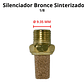 Silenciador Bronce Sinterizado 1/8 Neumática Pack 2 Unidades - Miniatura 4