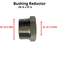 Bushing Reductor Latón Niquelado He 3/8 X Hi 1/8 - Miniatura 3