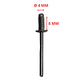 Remache Pop Acero Inoxidable 304, 4 X 8mm, Pack 50 Unidades - Miniatura 4