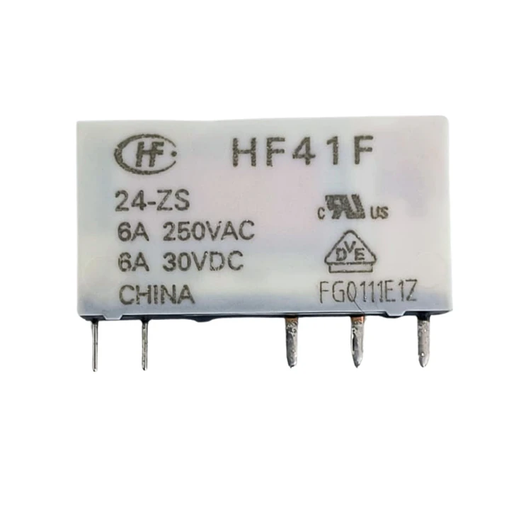 Rele Miniatura 5 Pines, Bobina 24 VDC HF41F/24-ZS 1